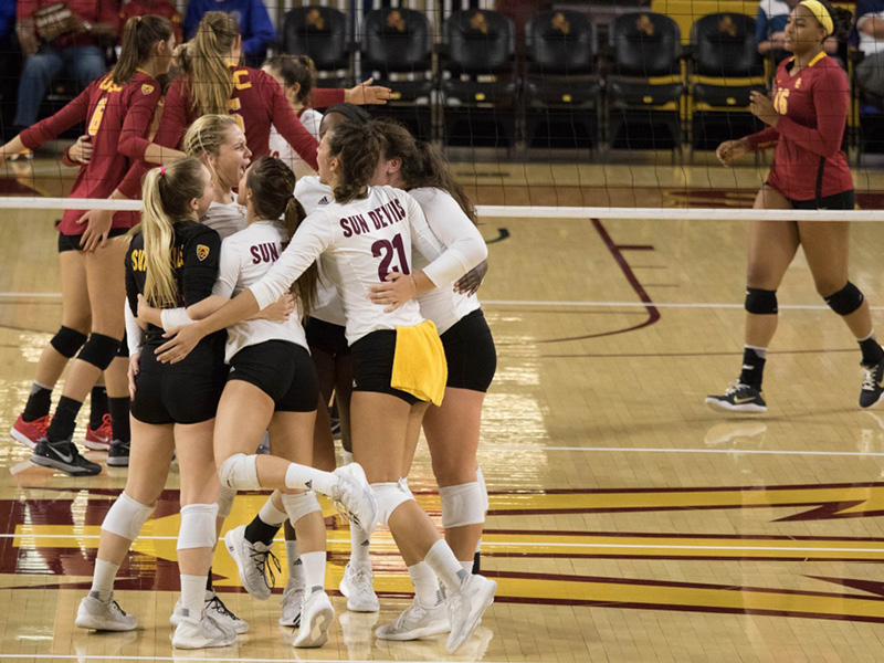 UCLA Bruins Women's Volleyball vs. Arizona State Sun Devils at Pauley Pavilion