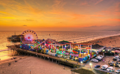 Santa Monica Beach & Pier